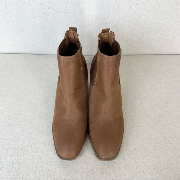 MIA~NWT~Women’s “Smyth” Faux Leather Slip-On Cognac Ankle Boots~Sz 9.5‎ - Picture 3 of 12